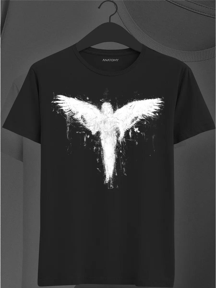 Oversized T-shirt with angel print 2XL
Oversized T-shirt with angel print 2XL