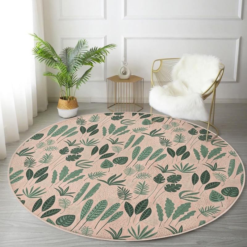 Современная гостиная с цифровой печатью Green Leaf и круглый ковер для гостиной с моющимся нескользящим основанием на порошковом полу
Современная гостиная с цифровой печатью Green Leaf и круглый ковер для гостиной с моющимся нескользящим основанием на порошковом полу