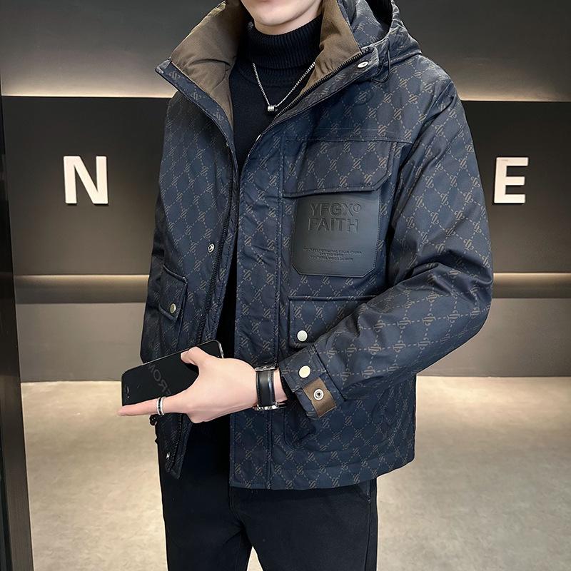 Men s Trendy Hooded Down Jacket - 2025 Leather Patchwork Print XXXL чорний
Men s Trendy Hooded Down Jacket - 2025 Leather Patchwork Print XXXL чорний