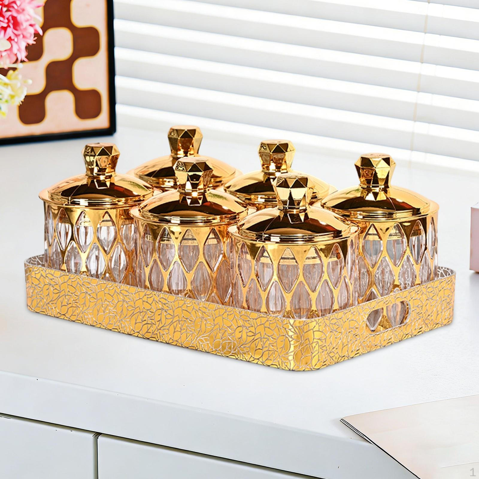 Kitchen Storage Jars Organizer with Handle Tray Multifunctional Airtight Container for Tea Snacks
Kitchen Storage Jars Organizer with Handle Tray Multifunctional Airtight Container for Tea Snacks