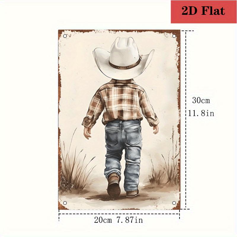 UltraCute Mini Cowboy Vintage Metal Sign Perfect for Any Room Decor IndoorOutdoor Motivational Wall Art 20x30cm(7.8x11.8inch)
UltraCute Mini Cowboy Vintage Metal Sign Perfect for Any Room Decor IndoorOutdoor Motivational Wall Art 20x30cm(7.8x11.8inch)