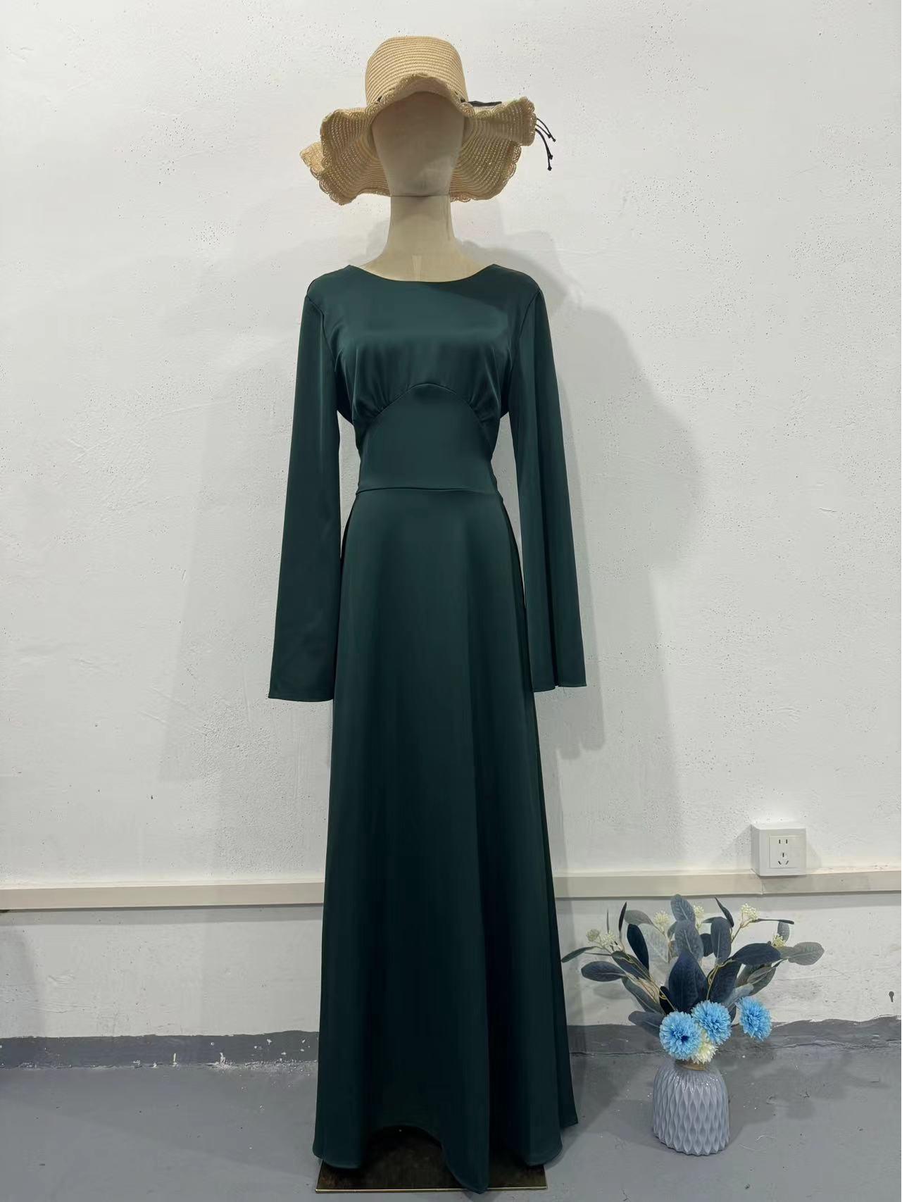 Весна 2024 года, элегантное платье с длинным рукавом и утягивающей талией для женщин M
Весна 2024 года, элегантное платье с длинным рукавом и утягивающей талией для женщин M