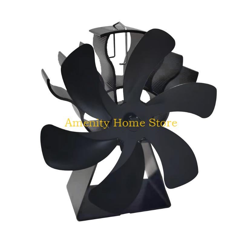 F26C 6 Blades Heat Powered Stove Fireplace Fan Larger Air Flow for Home Wood Log Burning Fireplace Fan Ultra Quiet чёрный
F26C 6 Blades Heat Powered Stove Fireplace Fan Larger Air Flow for Home Wood Log Burning Fireplace Fan Ultra Quiet чёрный