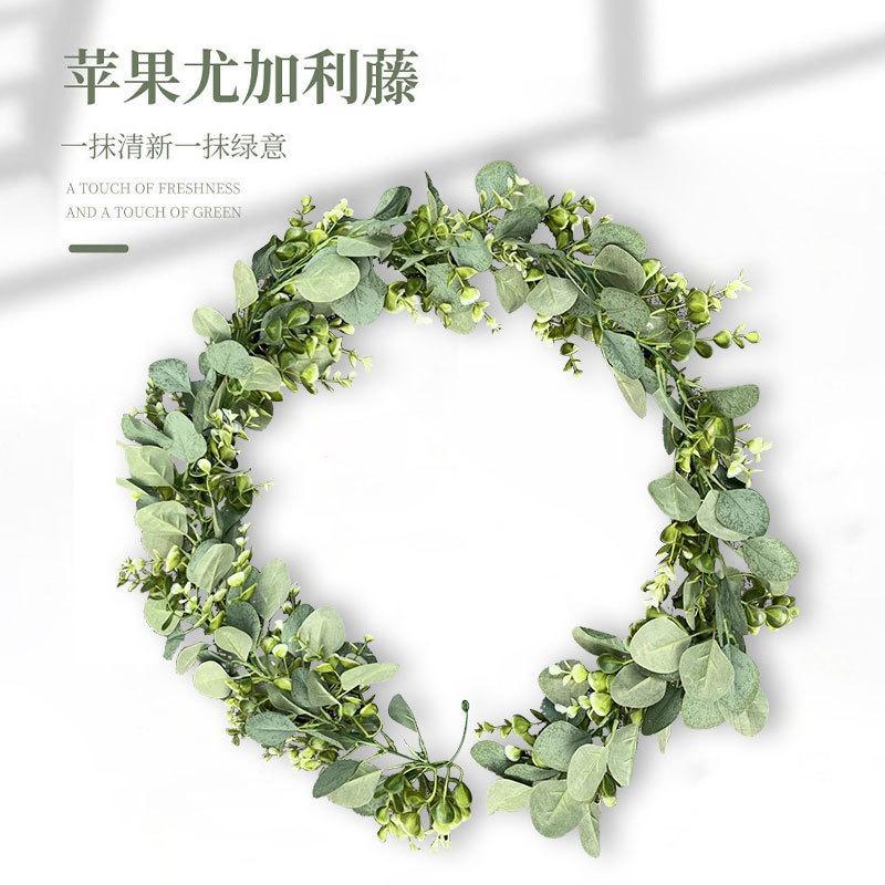 Artificial Plant Eucalyptus Vine Green Plant Strip Wall Hanging Decoration Artificial Eucalyptus Leaf Flower Vine
Artificial Plant Eucalyptus Vine Green Plant Strip Wall Hanging Decoration Artificial Eucalyptus Leaf Flower Vine