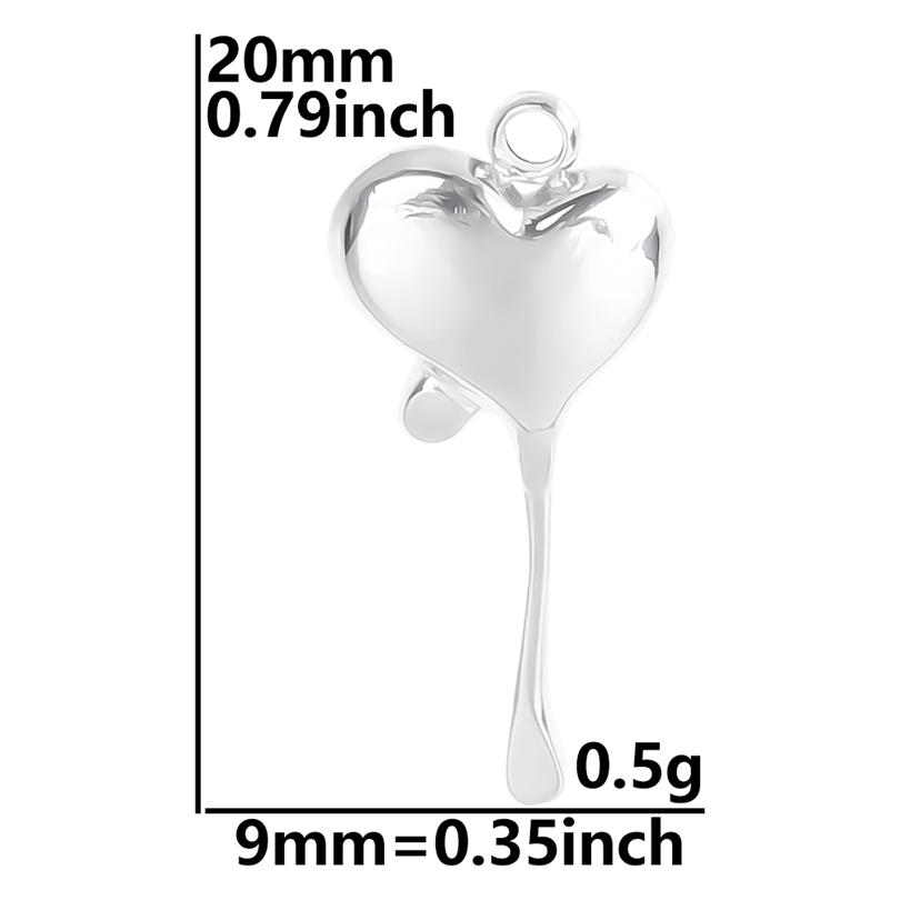 Metal Liquid Heart Pendant Stainless Steel Charm Punk Red Love Rhinestone Charms For Jewelry Making Supplies Handmade Necklaces
Metal Liquid Heart Pendant Stainless Steel Charm Punk Red Love Rhinestone Charms For Jewelry Making Supplies Handmade Necklaces