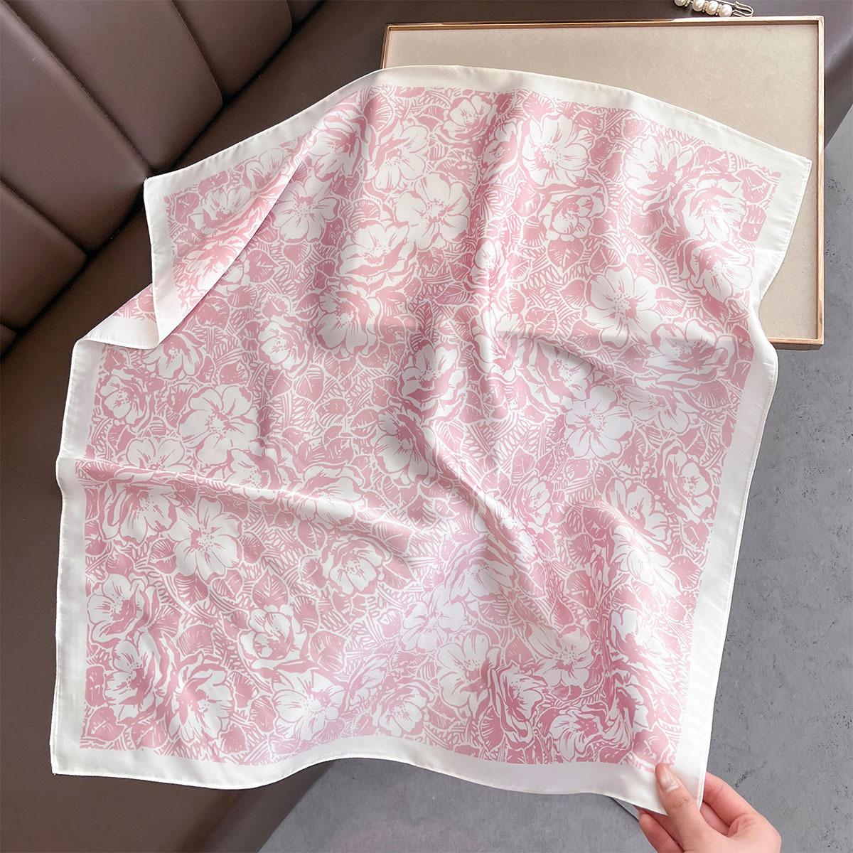 Scarf For Women SpringSummer Imitation Silk Square Scarf Decoration Bandanna Fashion Print Neckerchief Luxury Headband Hijab
Scarf For Women SpringSummer Imitation Silk Square Scarf Decoration Bandanna Fashion Print Neckerchief Luxury Headband Hijab