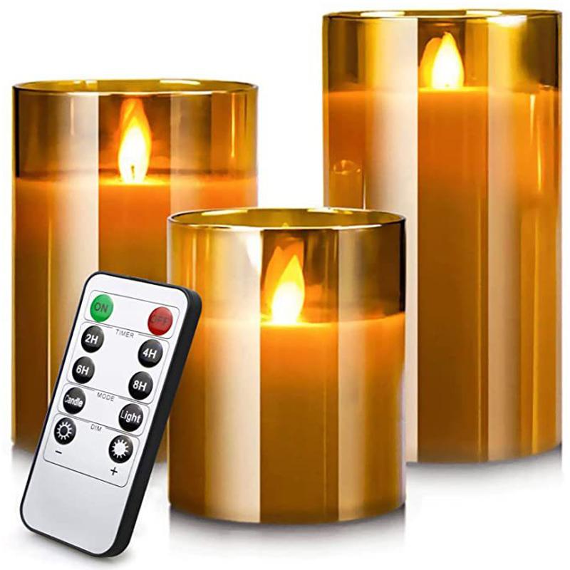 LED Electronic Candle Light Remote Control Candle Full Set For Home Christmas Wedding Decor янтарный золота
LED Electronic Candle Light Remote Control Candle Full Set For Home Christmas Wedding Decor янтарный золота