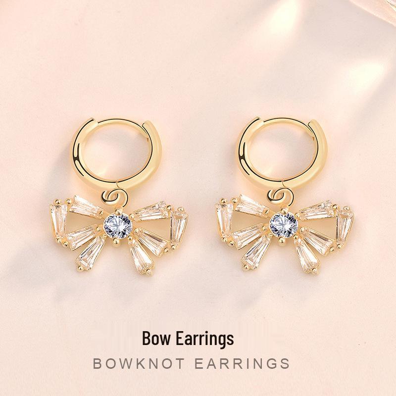 Xiaohongshu s925 Silver Bow Tassel Stud Earrings - Elegant French Retro Style for Women 925 Silver
Xiaohongshu s925 Silver Bow Tassel Stud Earrings - Elegant French Retro Style for Women 925 Silver