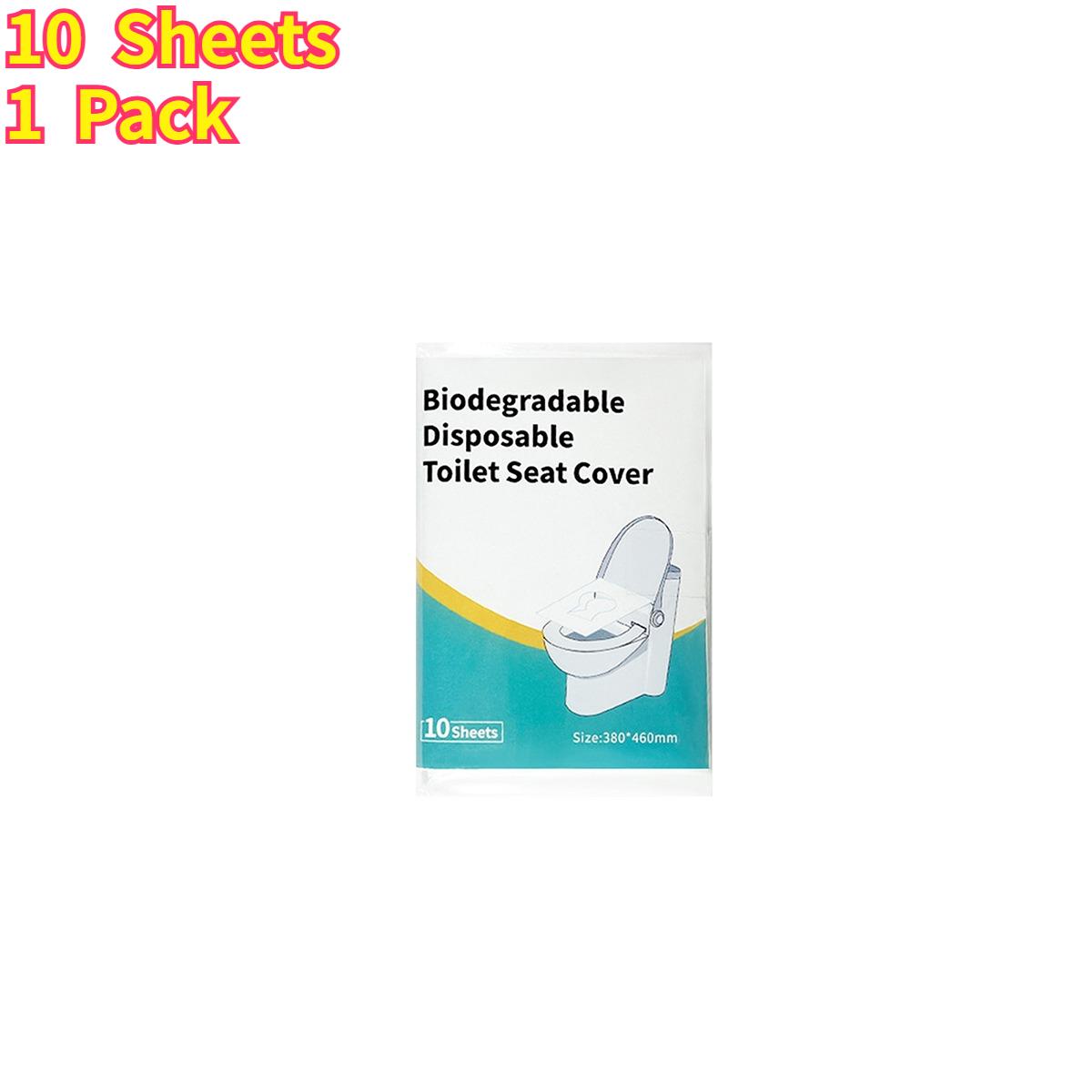 10/30/50 Sheets Disposable Toilet Seat Covers – 10 Count Compact Travel Pack, Adhesive-Free for Airplane & Public Restrooms
10/30/50 Sheets Disposable Toilet Seat Covers – 10 Count Compact Travel Pack, Adhesive-Free for Airplane & Public Restrooms