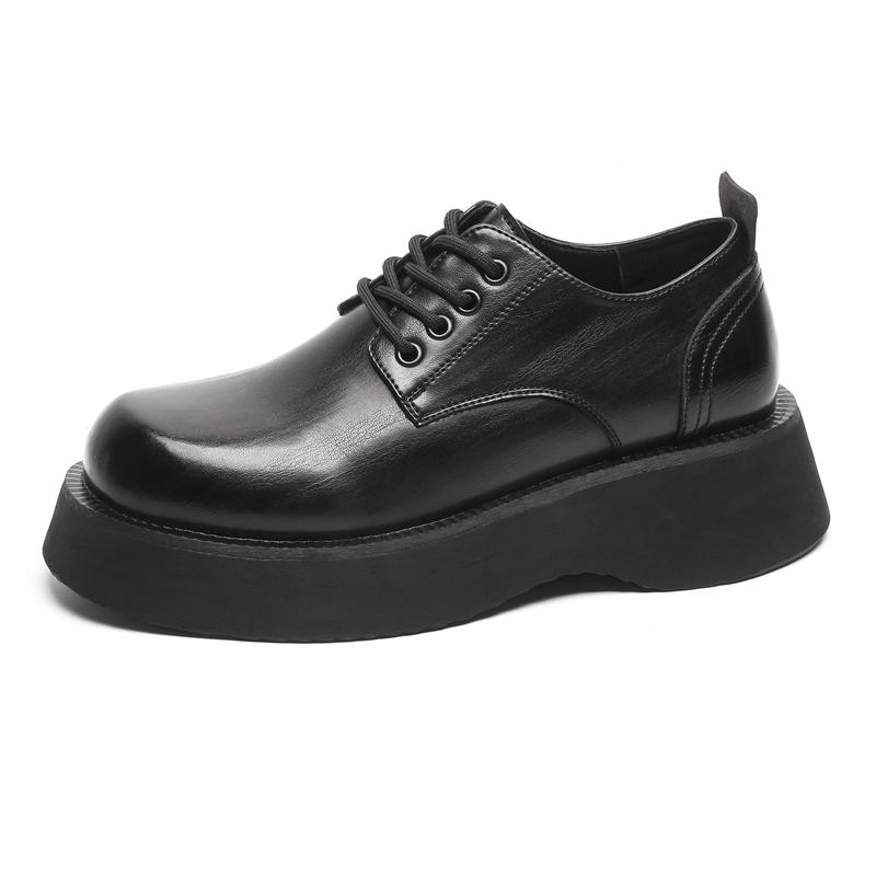 Модные мужские кожаные туфли на толстой подошве Минималистичный и универсальный дизайн, стиль вечеринки, офиса, прогулки на свежем воздухе, высокие мужские туфли 44 чёрный
Модные мужские кожаные туфли на толстой подошве Минималистичный и универсальный дизайн, стиль вечеринки, офиса, прогулки на свежем воздухе, высокие мужские туфли 44 чёрный