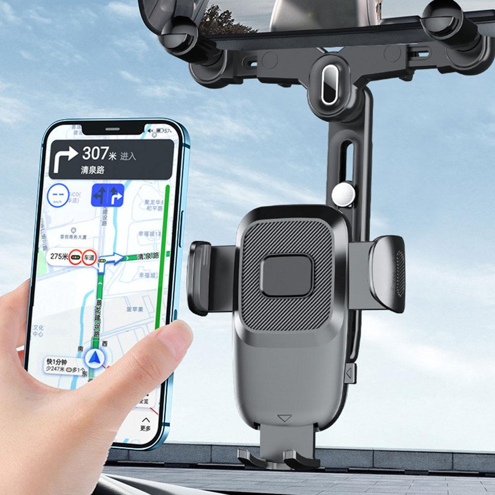 R009 Multifunctional Car Rearview Mirror Cell Phone Mount Universal Vehicle Retractable Phone Clip Holder Green
R009 Multifunctional Car Rearview Mirror Cell Phone Mount Universal Vehicle Retractable Phone Clip Holder Green