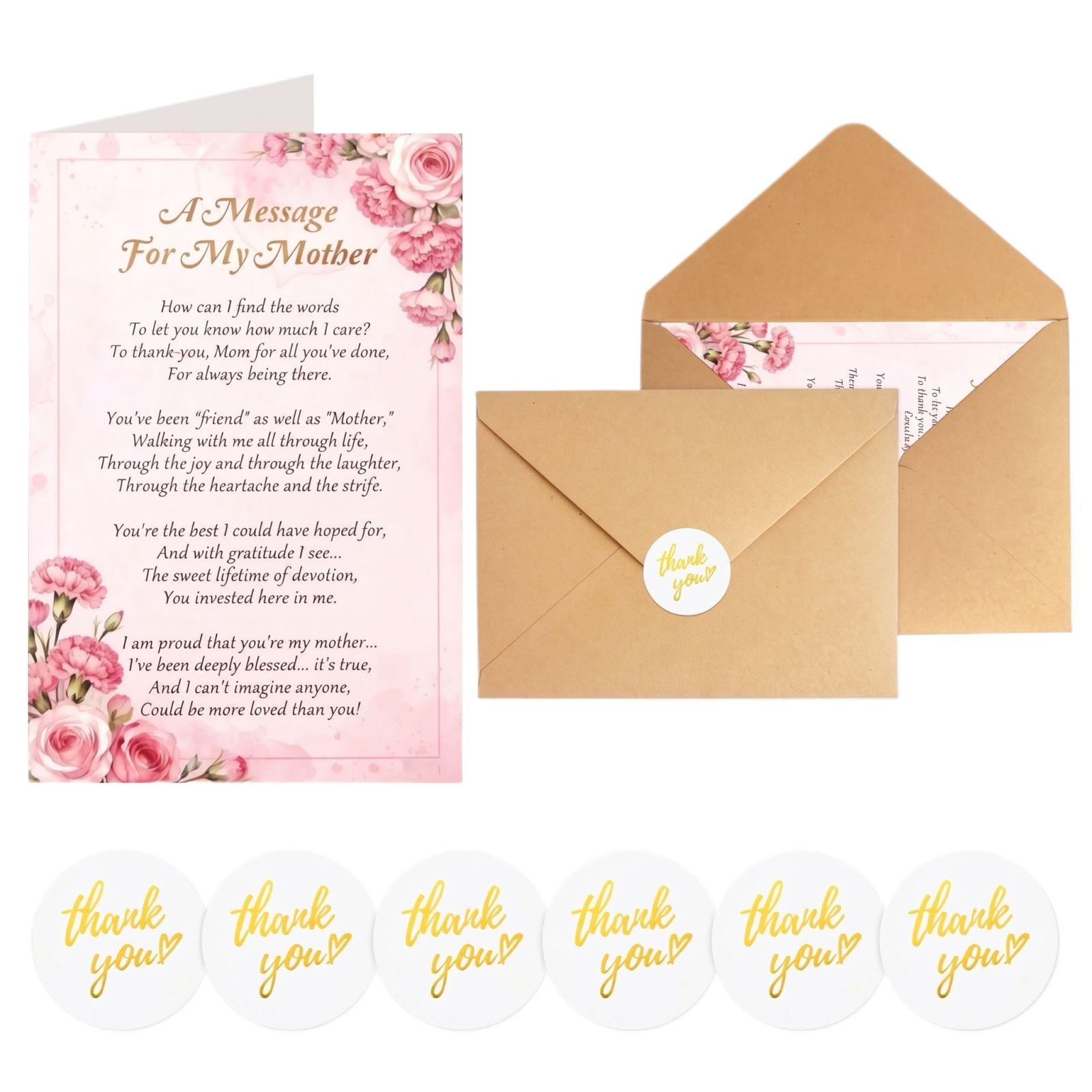 Creative Paper Postcard and Envelope Set Handwritten Greeting Cards for Mother s Day Party Thank You Cards with Stickers One Size
Creative Paper Postcard and Envelope Set Handwritten Greeting Cards for Mother s Day Party Thank You Cards with Stickers One Size