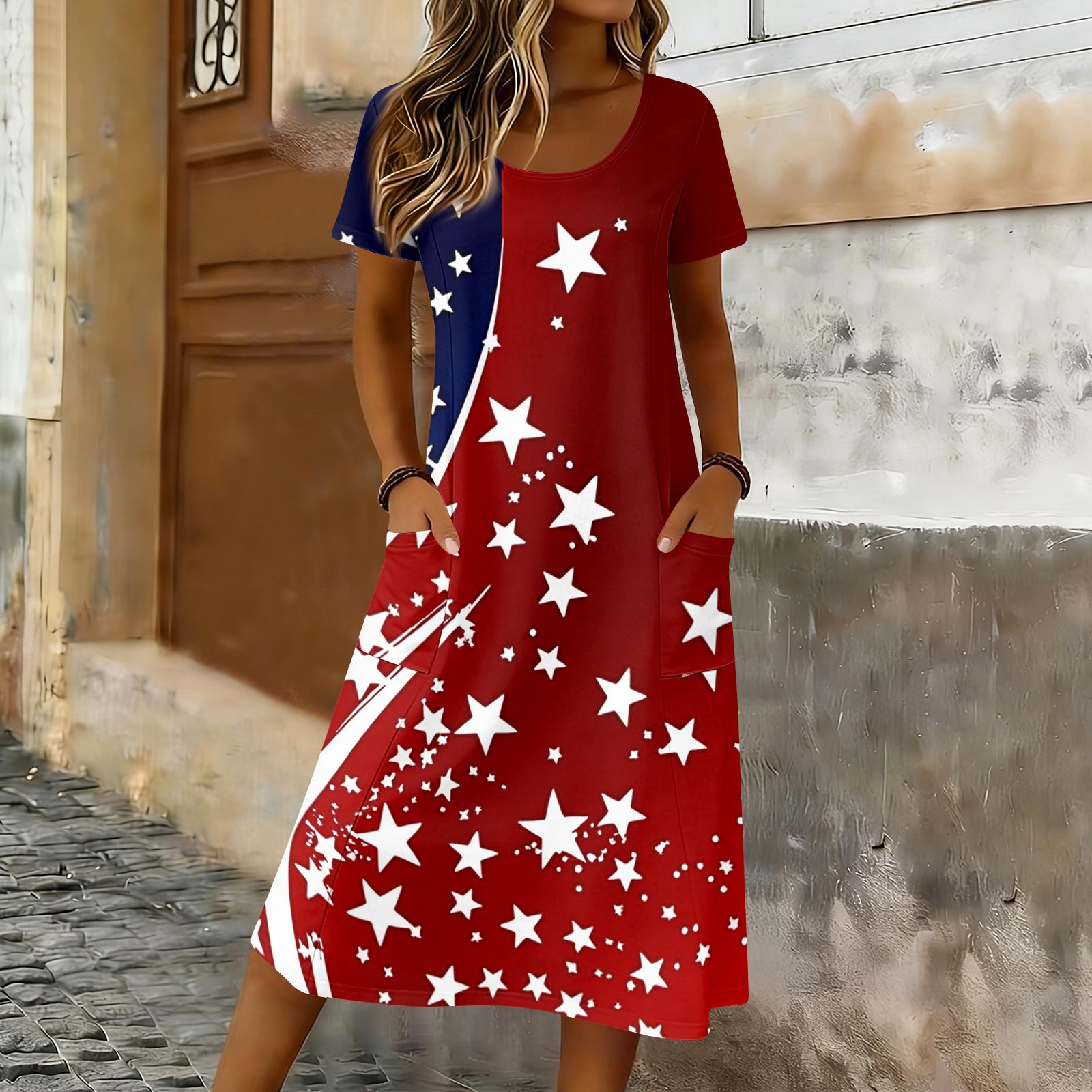 Women s Casual Loose Round-neck Short-sleeved Pocketed Mid-length Dress XL винний
Women s Casual Loose Round-neck Short-sleeved Pocketed Mid-length Dress XL винний