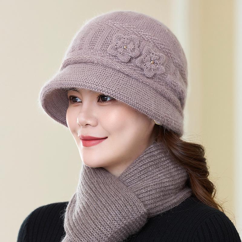 Зимняя бархатная теплая шапка для пожилых людей среднего возраста, шерстяная шапка из кроличьей шерсти, ветрозащитная для мам
Зимняя бархатная теплая шапка для пожилых людей среднего возраста, шерстяная шапка из кроличьей шерсти, ветрозащитная для мам