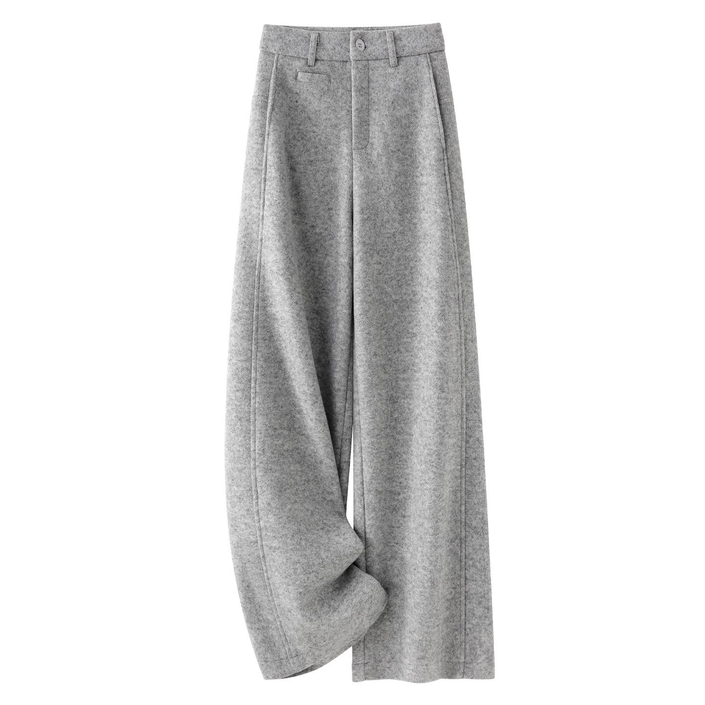 Women s Gray Woolen Wide-Leg Pants - Relaxed Fit, Autumn/Winter 2025 Fashion 29/XL for 115-125 lbs светло-серый
Women s Gray Woolen Wide-Leg Pants - Relaxed Fit, Autumn/Winter 2025 Fashion 29/XL for 115-125 lbs светло-серый