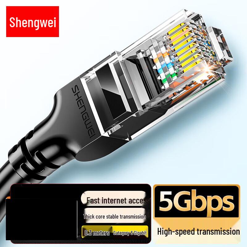 Shengwei Cat6 Gigabit Ethernet Patch Cable
Shengwei Cat6 Gigabit Ethernet Patch Cable