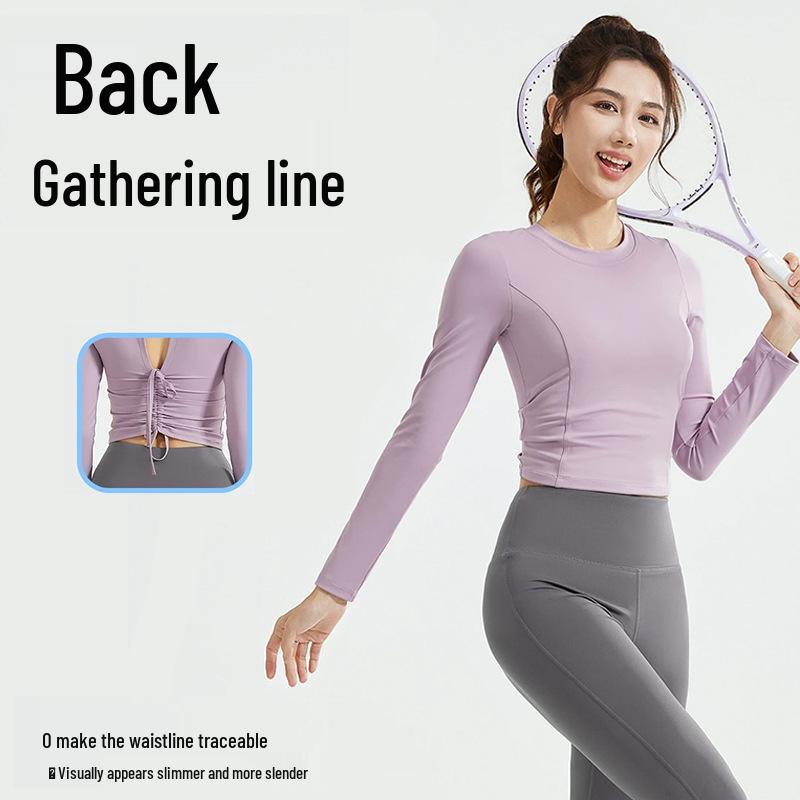2025 Women s Breathable Running Set with Long Sleeve, Cutout Back, Drawstring, and Chest Pads L чорний/какао кольору
2025 Women s Breathable Running Set with Long Sleeve, Cutout Back, Drawstring, and Chest Pads L чорний/какао кольору