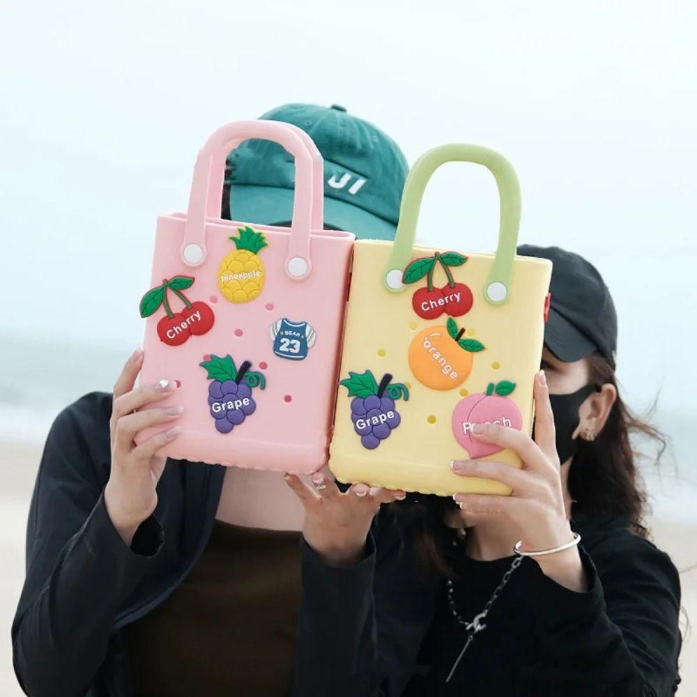 Waterproof Cartoon Pattern Handbags Handmade DIY Hole Paste Bag EVA Handbags With Hole Women No Pattern Pink
Waterproof Cartoon Pattern Handbags Handmade DIY Hole Paste Bag EVA Handbags With Hole Women No Pattern Pink