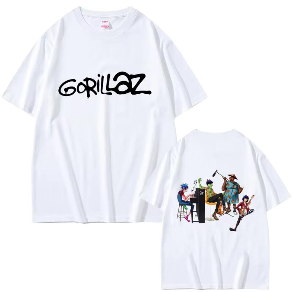 Rock Band Gorillaz T-shirt Male Vintage Oversized Streetwear Men Women Hip Hop Gothic Retro T Shirts Men s Casual Cotton Ttshirt L
Rock Band Gorillaz T-shirt Male Vintage Oversized Streetwear Men Women Hip Hop Gothic Retro T Shirts Men s Casual Cotton Ttshirt L