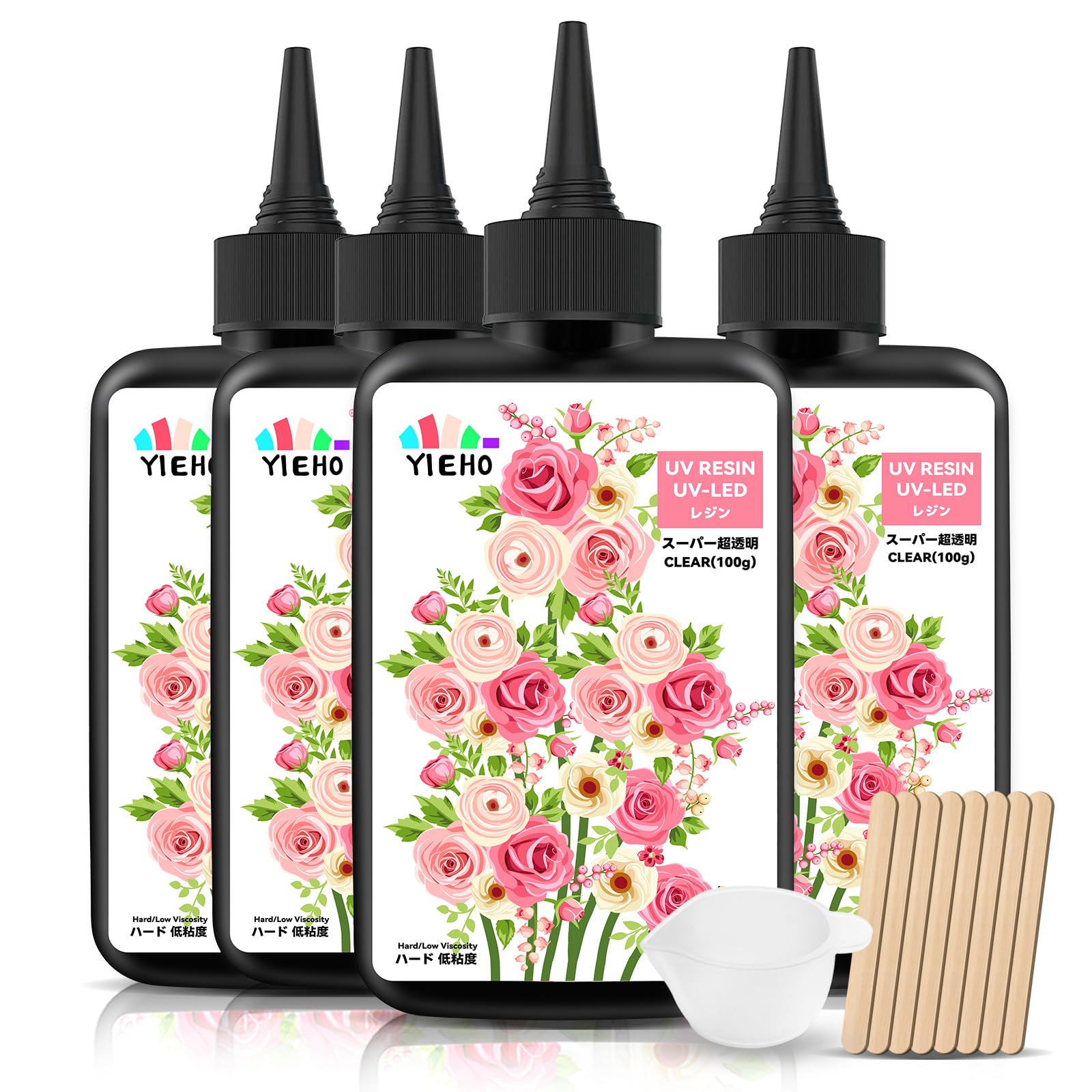 YIEHO UV Resin Liquid Large Capacity Upgraded Low Viscosity Ultra Clear Hard UV Resin Liquid Fast Curing For Resin Beginners Resin Compatible DIY
YIEHO UV Resin Liquid Large Capacity Upgraded Low Viscosity Ultra Clear Hard UV Resin Liquid Fast Curing For Resin Beginners Resin Compatible DIY