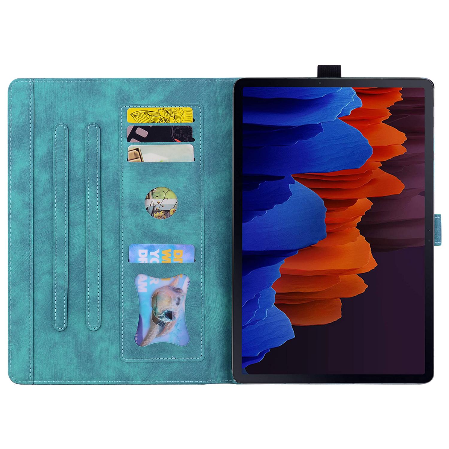 For Samsung Galaxy Tab S9 Card Holder Leather Anti-drop Cover Flower Cat Imprint Tablet Stand Case Green
For Samsung Galaxy Tab S9 Card Holder Leather Anti-drop Cover Flower Cat Imprint Tablet Stand Case Green