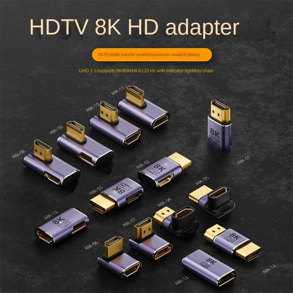 L Type Converter Hdmi 90 Degree Adapter Right Angle 4k@120Hz 270 Degree Adapter Projector
L Type Converter Hdmi 90 Degree Adapter Right Angle 4k@120Hz 270 Degree Adapter Projector