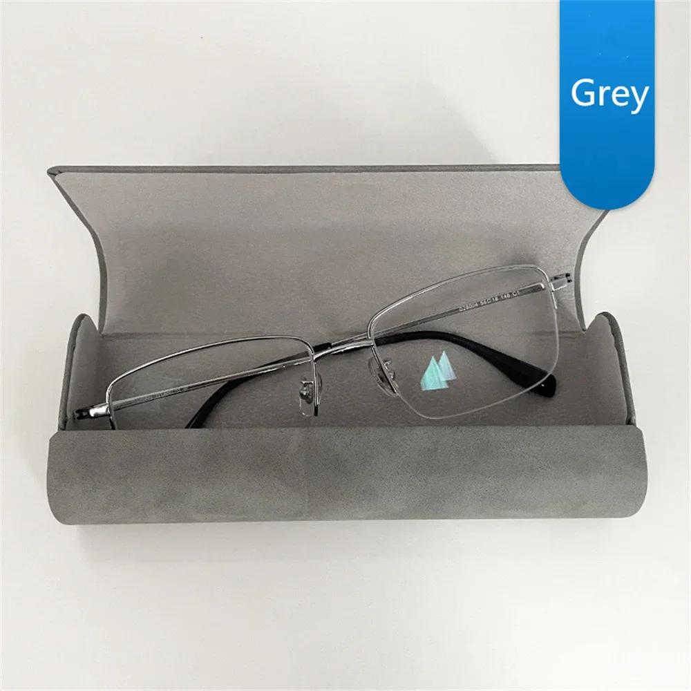 Simple Leather Eyeglasses Case Optical Retro Myopia Glasses Sunglasses Storage Box Fashion For Men Women Eyewear Accesssories сірий
Simple Leather Eyeglasses Case Optical Retro Myopia Glasses Sunglasses Storage Box Fashion For Men Women Eyewear Accesssories сірий