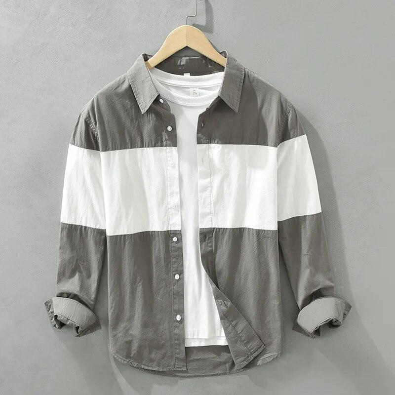 Корейская мода рубашки с длинным рукавом для мужчин весенняя уличная одежда повседневные мужские топы с воротником с лацканами рубашка из чистого хлопка молодежная мужская одежда XL серый
Корейская мода рубашки с длинным рукавом для мужчин весенняя уличная одежда повседневные мужские топы с воротником с лацканами рубашка из чистого хлопка молодежная мужская одежда XL серый