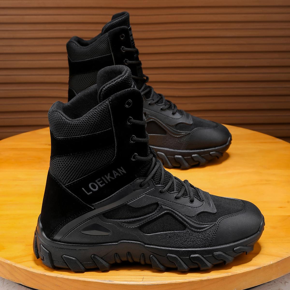 Men s high top boots, casual sports shoes, outdoor camouflage, wear-resistant, trendy and fashionable men s boots 39
Men s high top boots, casual sports shoes, outdoor camouflage, wear-resistant, trendy and fashionable men s boots 39