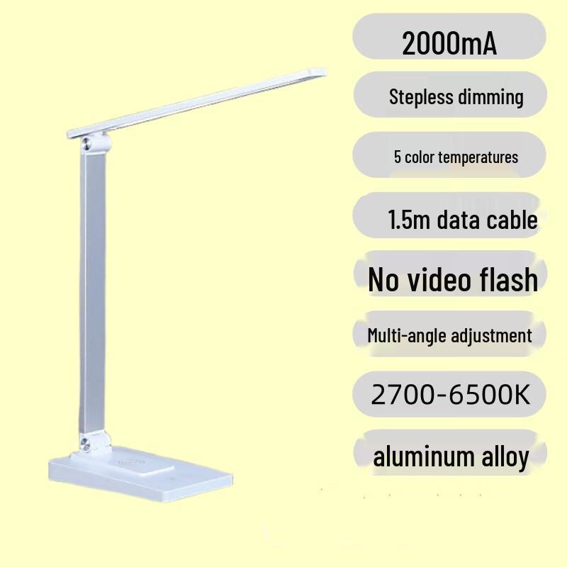 Eye-Care LED Desk Lamp with Wireless Charging
Eye-Care LED Desk Lamp with Wireless Charging