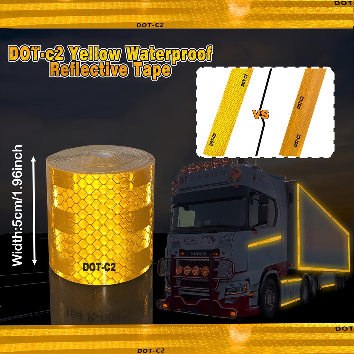 Желтая светоотражающая лента повышенной видимости Призматическая ретро-светоотражающая наклейка Водонепроницаемая светоотражающая полоса для грузовика прицепа 1m жёлтый
Желтая светоотражающая лента повышенной видимости Призматическая ретро-светоотражающая наклейка Водонепроницаемая светоотражающая полоса для грузовика прицепа 1m жёлтый