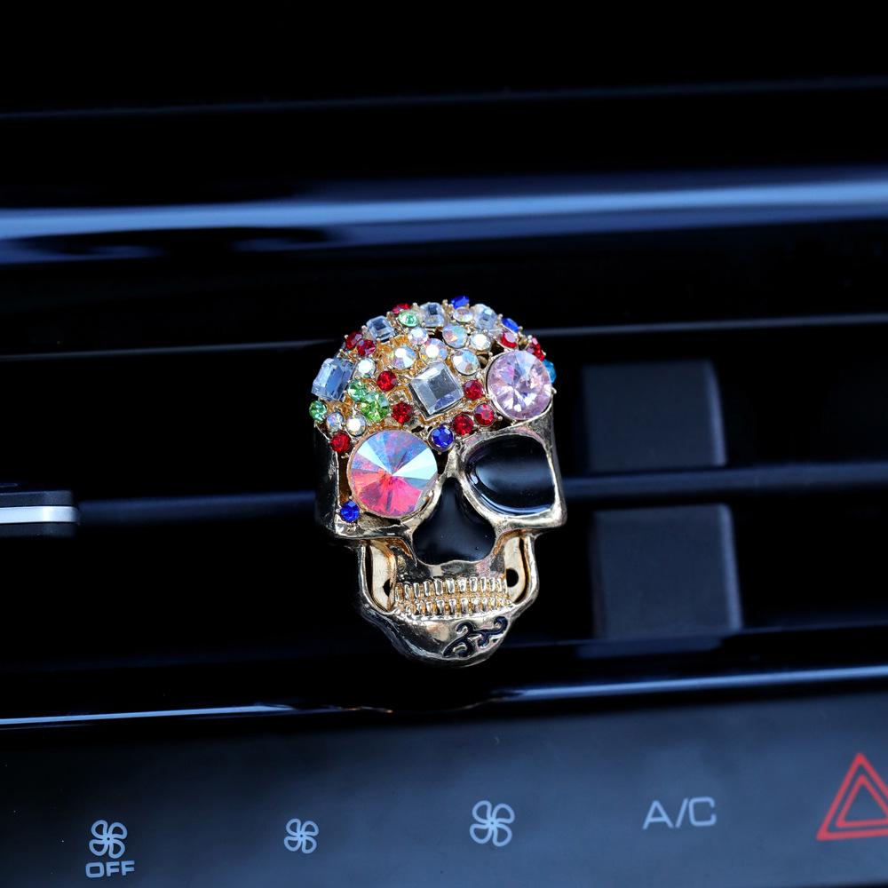 Colorful Retro Skull Air Freshener Clip - Halloween Aroma Car Vent Decoration золотой
Colorful Retro Skull Air Freshener Clip - Halloween Aroma Car Vent Decoration золотой