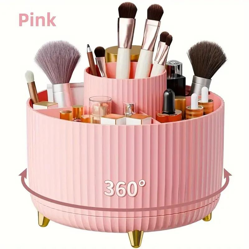 360 ° rotating 5 slot makeup brushes holder organizer multi-functional desk storage cosmetics storage for vanity desktop bathroo
360 ° rotating 5 slot makeup brushes holder organizer multi-functional desk storage cosmetics storage for vanity desktop bathroo