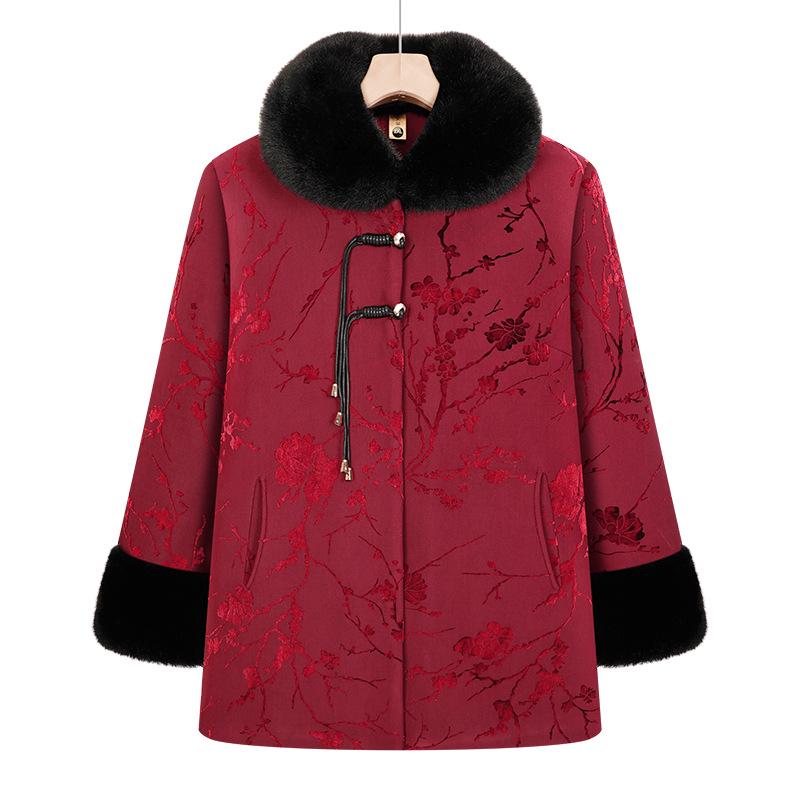 Grandma s Winter Cotton Lamb Wool Jacket - Thick Tang Suit for Elderly Women 6XL червоний
Grandma s Winter Cotton Lamb Wool Jacket - Thick Tang Suit for Elderly Women 6XL червоний