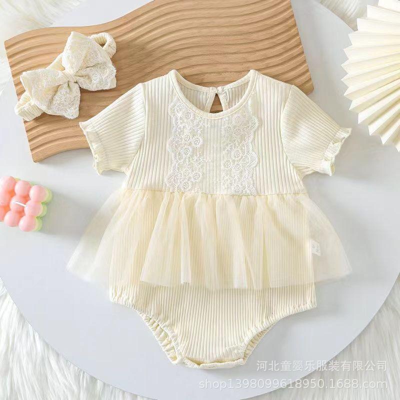 Stylish Summer Bubble Skirt Romper for Newborn Girls - Cute Princess Outing Outfit 90cm
Stylish Summer Bubble Skirt Romper for Newborn Girls - Cute Princess Outing Outfit 90cm