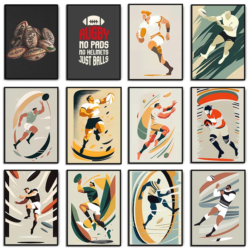 Minimalist Rugby Sports Canvas Painting Playing Rugby Poster and Prints Modern Wall Art Picture for Room Home Decoration Cuadros 21cm×30cm NoFrame
Minimalist Rugby Sports Canvas Painting Playing Rugby Poster and Prints Modern Wall Art Picture for Room Home Decoration Cuadros 21cm×30cm NoFrame