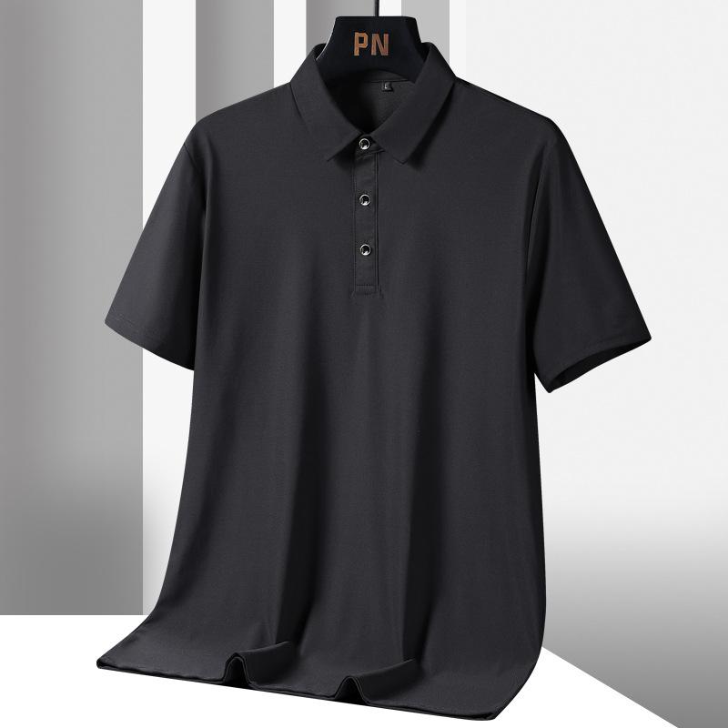 Ice Silk Polo Shirt Men s Short Sleeve Large Thin T-shirt Cool Relaxed Polo Neck Half Sleeve T-shirt Solid Color Shirt XL
Ice Silk Polo Shirt Men s Short Sleeve Large Thin T-shirt Cool Relaxed Polo Neck Half Sleeve T-shirt Solid Color Shirt XL