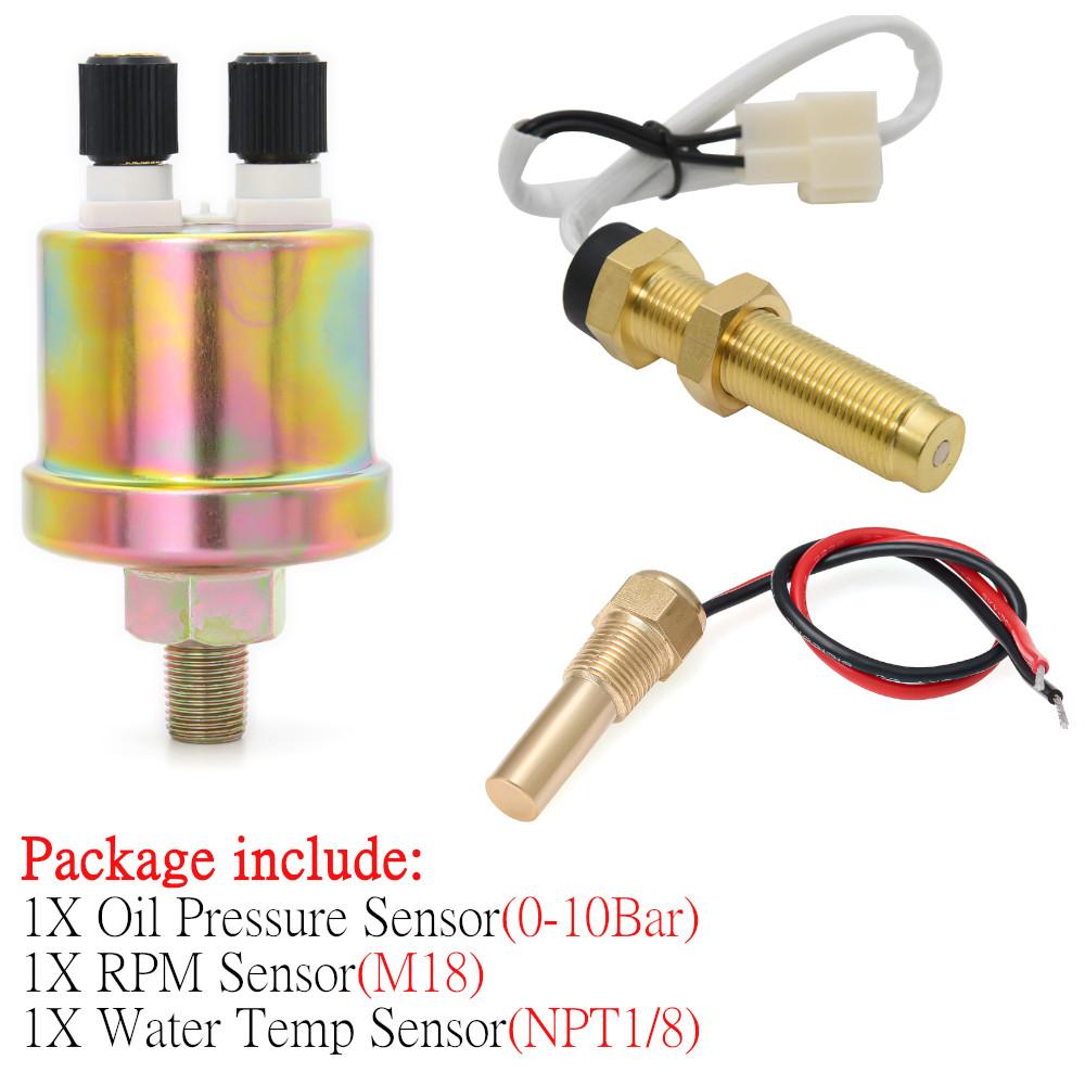 2 Gauge Set 85MM Boat GPS Speedometer 120MPH & Fuel Level Volt Oil Press Water Temp 120KMH 200KMH Speed Meter 12V/24V
2 Gauge Set 85MM Boat GPS Speedometer 120MPH & Fuel Level Volt Oil Press Water Temp 120KMH 200KMH Speed Meter 12V/24V