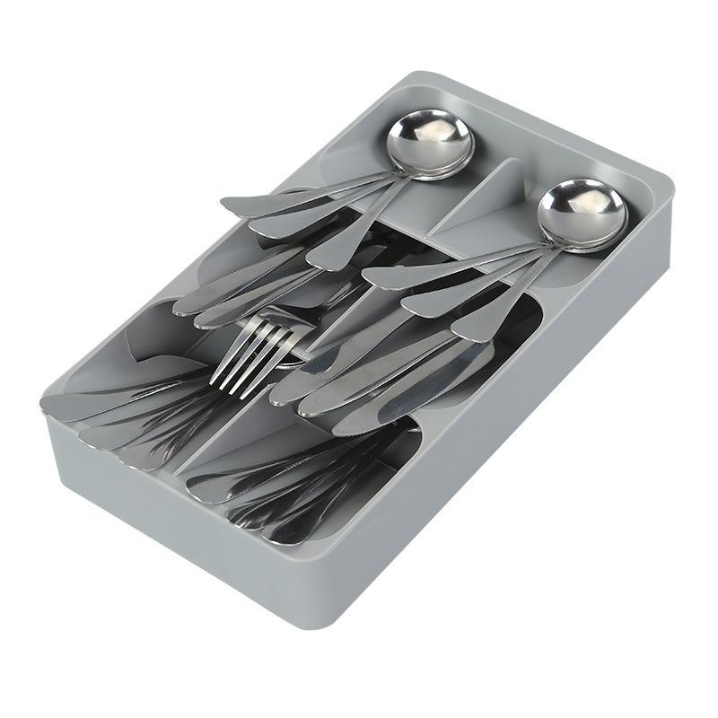 Kitchen Drawer Compartmentalized Dish Storage Organizer, Knife And Fork Storage Box, Knife Drawer Storage Tray чорний
Kitchen Drawer Compartmentalized Dish Storage Organizer, Knife And Fork Storage Box, Knife Drawer Storage Tray чорний
