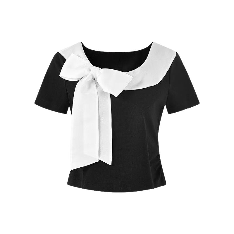 Women s Slim Fit Bow Detail T-Shirt XL
Women s Slim Fit Bow Detail T-Shirt XL