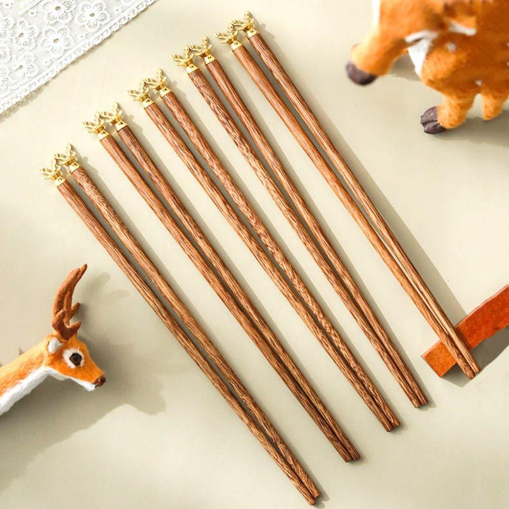1 pair Reusable Deer Head Wood Chopsticks Non-slip Japanese Chopsticks Unique Sushi Chopsticks Gift 1 pair
1 pair Reusable Deer Head Wood Chopsticks Non-slip Japanese Chopsticks Unique Sushi Chopsticks Gift 1 pair