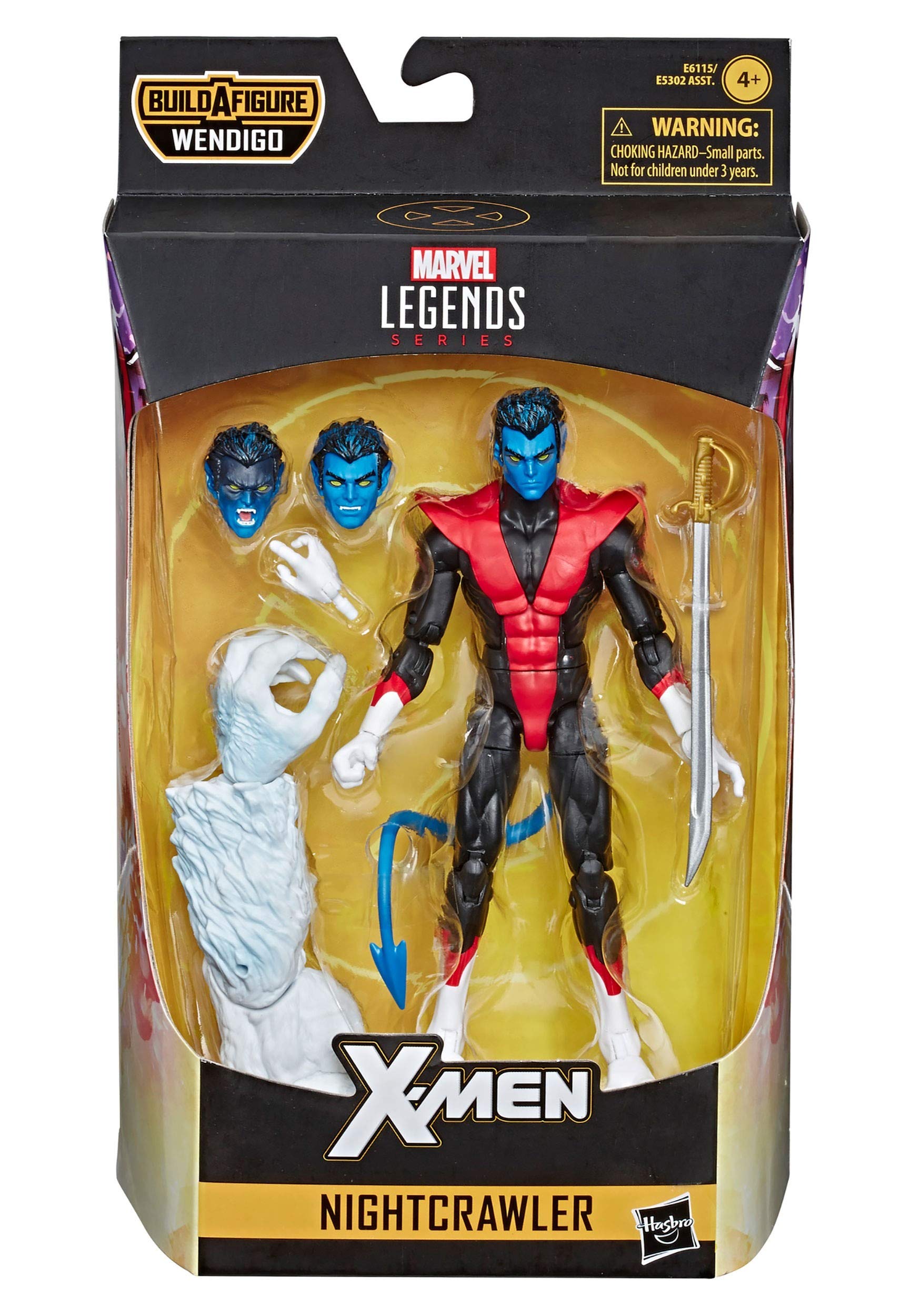 MARVEL Marvel Legends Series Фигурка Ночной Змей E6115 Подлинный продукт X-MEN 6 дюймов
MARVEL Marvel Legends Series Фигурка Ночной Змей E6115 Подлинный продукт X-MEN 6 дюймов