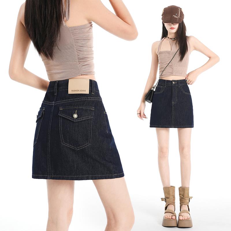 Cowboy Short Skirt for Women In Summer, Anti Glare Versatile A-line Hip Hugging Skirt XXL
Cowboy Short Skirt for Women In Summer, Anti Glare Versatile A-line Hip Hugging Skirt XXL