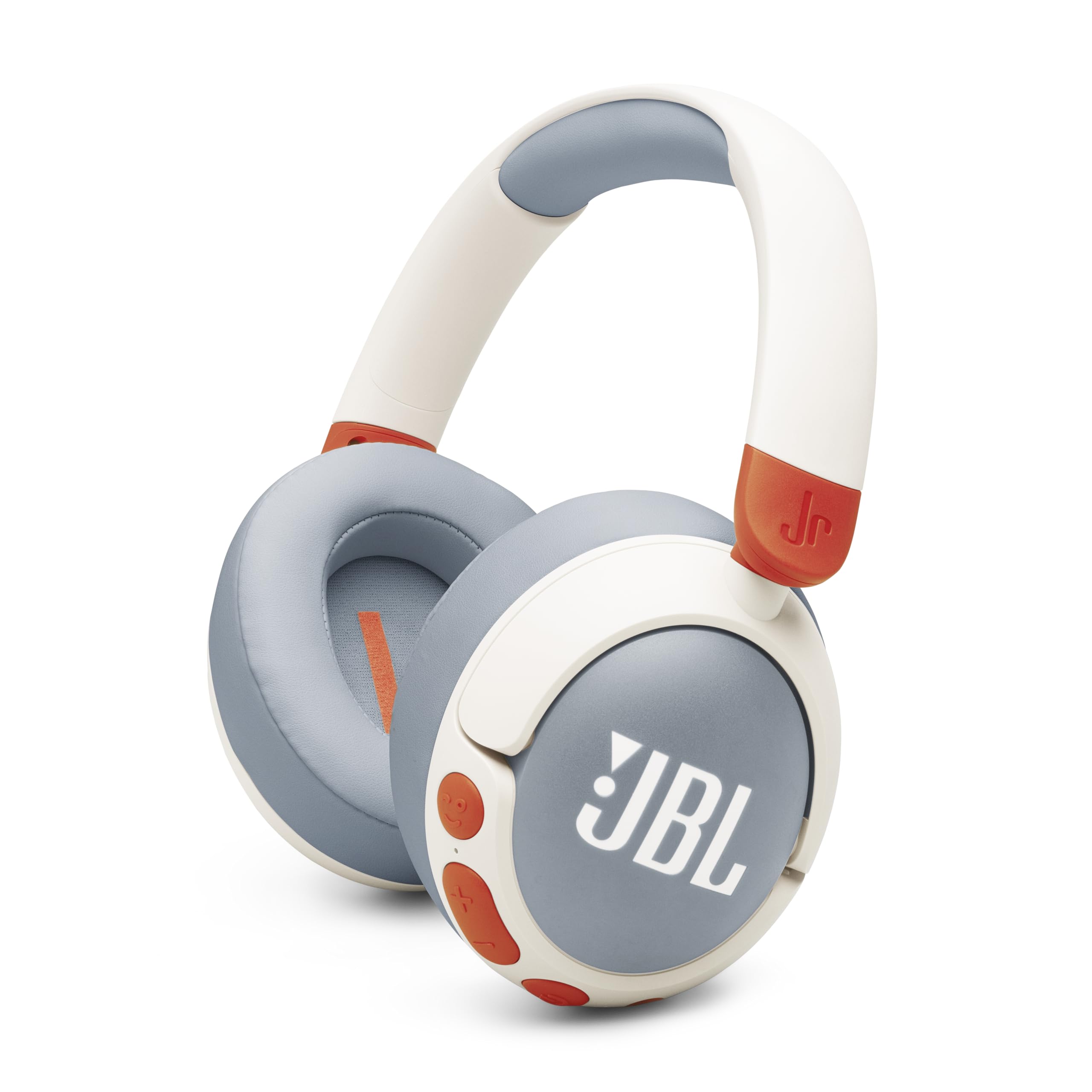 JBL Junior 470NC Kids Over-Ear Noise-Canceling Headphones Bluetooth Wired Volume Control Microphone White JBLJR470NCWHT
JBL Junior 470NC Kids Over-Ear Noise-Canceling Headphones Bluetooth Wired Volume Control Microphone White JBLJR470NCWHT