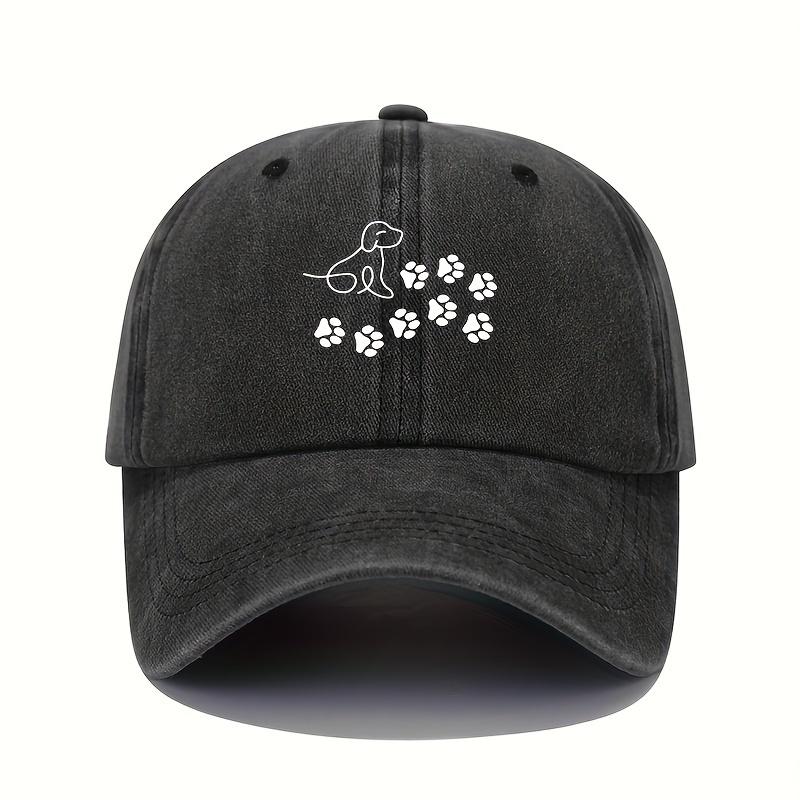 Adjustable baseball cap suitable for both Unisex and Women, cute dog with paw print pattern, duck tongue cap with cute style Adjustable
Adjustable baseball cap suitable for both Unisex and Women, cute dog with paw print pattern, duck tongue cap with cute style Adjustable