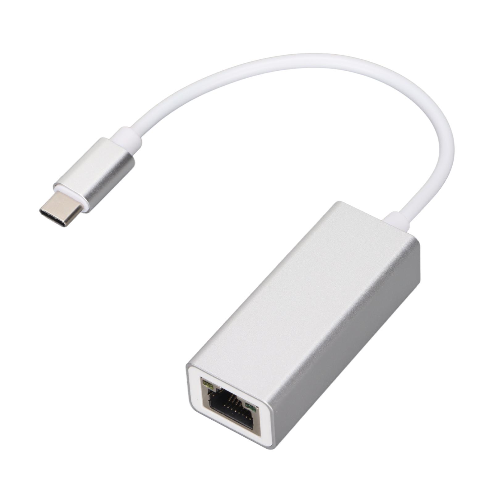 Ethernet Adapter USB C to RJ45 Ethernet Silver Stable Transmission Converter for MacBook Pro for
Ethernet Adapter USB C to RJ45 Ethernet Silver Stable Transmission Converter for MacBook Pro for