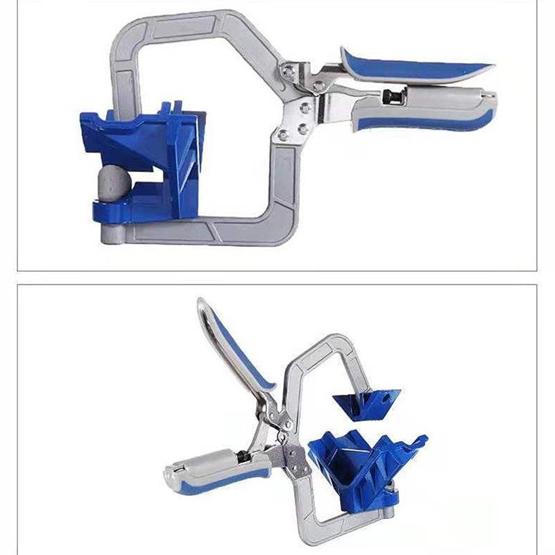 90 Degree Auto-Adjustable Corner Clamp Face Frame Clamp Woodworking Clamp Quick Right Angle Clamp 1pc
90 Degree Auto-Adjustable Corner Clamp Face Frame Clamp Woodworking Clamp Quick Right Angle Clamp 1pc