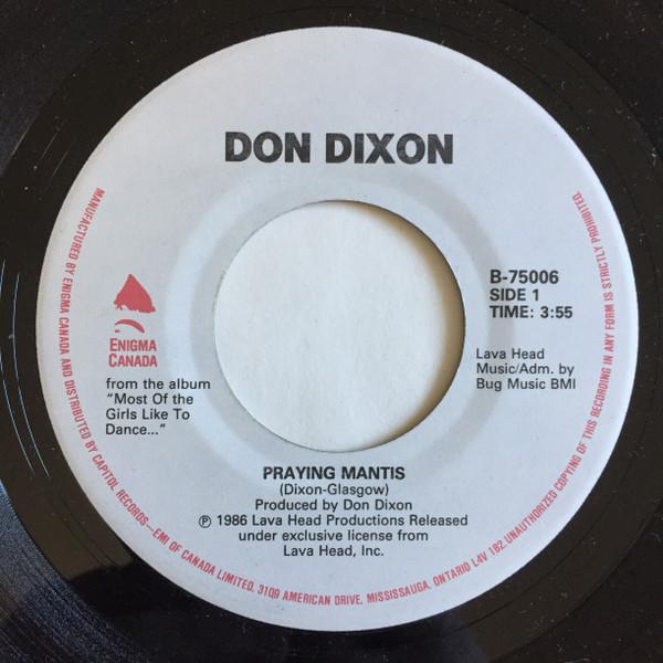 7inch Record DON DIXON Praying Mantis B75006 ENIGMA 1986 Canada Rock Used
7inch Record DON DIXON Praying Mantis B75006 ENIGMA 1986 Canada Rock Used