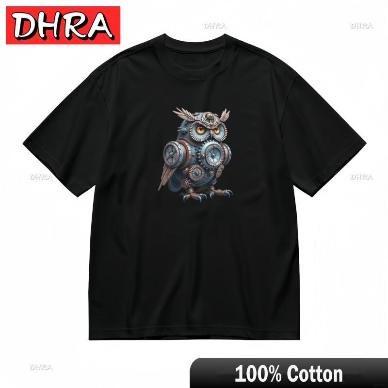 Unisexs Trend Classic TShirt Mechanical Owl Artwork with Metallic Wings Print Tee Graphic Customized Teen Slogan Tees Clothing S
Unisexs Trend Classic TShirt Mechanical Owl Artwork with Metallic Wings Print Tee Graphic Customized Teen Slogan Tees Clothing S