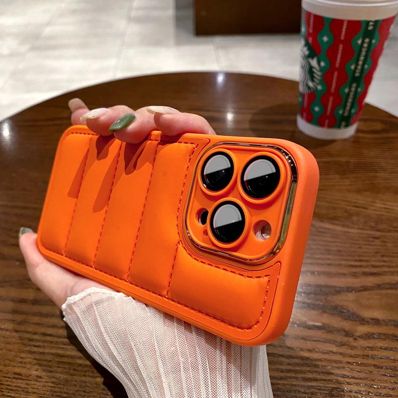 Heat Dissipation 3D Soft Down Jacket Silicone Phone Case For iPhone 16 15 14 Pro Max 12 13 Solid Color Shockproof Bumper Cover For iPhone 11 ProMax
Heat Dissipation 3D Soft Down Jacket Silicone Phone Case For iPhone 16 15 14 Pro Max 12 13 Solid Color Shockproof Bumper Cover For iPhone 11 ProMax